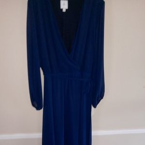 Bridesmaid dressNavy blue . Sz 18.